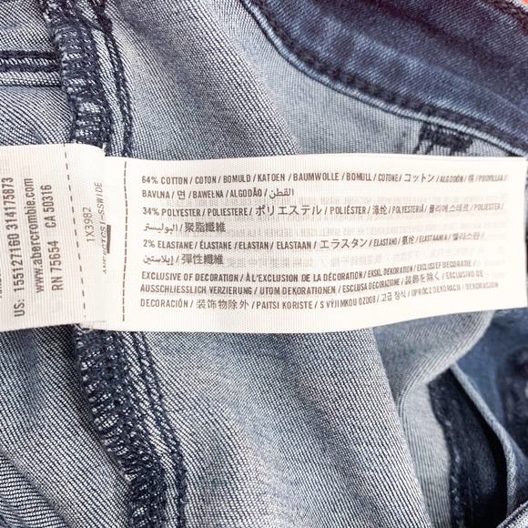 Abercrombie & Fitch Jean Leggings Skinny Blue Jean - Picture 9 of 13
